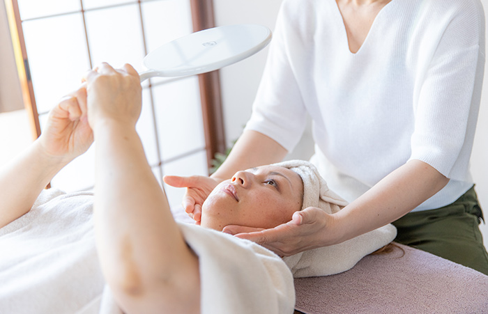 美顔矯正・お顔チェック